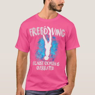 Camiseta Mergulho congelante Oxigênio Freediver Apnea