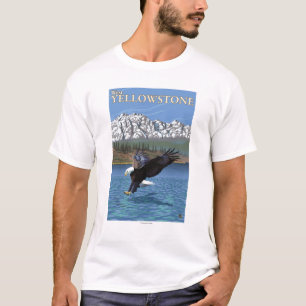 Camiseta Mergulho da águia americana - Yellowstone