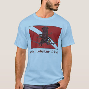 Camiseta Mergulho da lagosta espinhoso