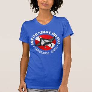 Camiseta Mergulho da noite do Manta (Kailua Kona)
