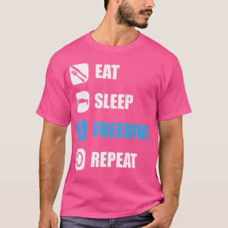 Camiseta Mergulho de água repetitiva e tranquila