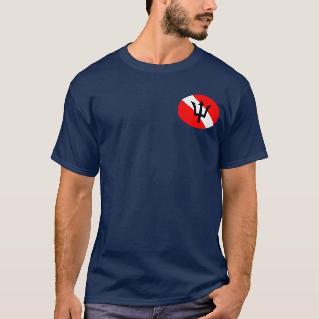Camiseta Mergulho de destroços (O Que Poderia Ir Errado?) (Frente)