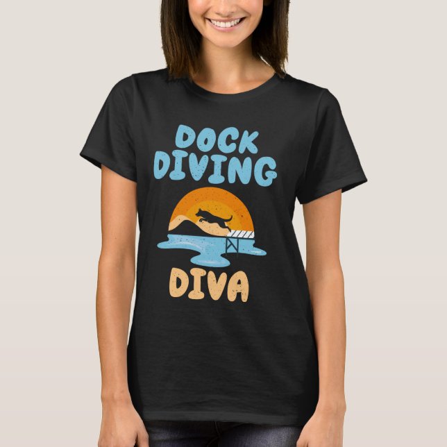 Camiseta Mergulho de Dock Diva Dock (Frente)