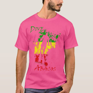 Camiseta Mergulho de férias do Abacos Bahamas