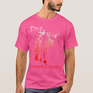 Camiseta Mergulho de Férias nas Índias Ocidentais das Ilhas