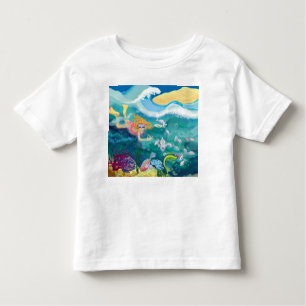 Camiseta Mergulho de férias no oceano
