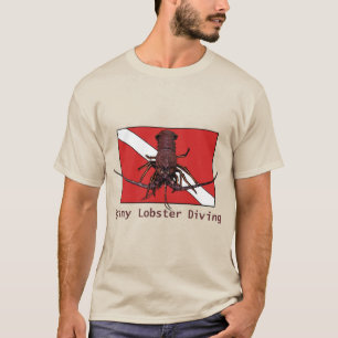 Camiseta Mergulho de lavagante com sinalizador Red Diver Do