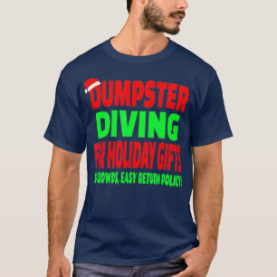 Camiseta Mergulho de lixãoChapéu de Natal