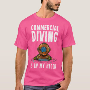 Camiseta Mergulho de mergulho comercial