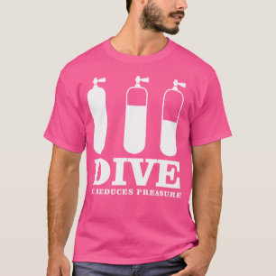 Camiseta Mergulho de mergulho de Budy Presente no Oceano Lo