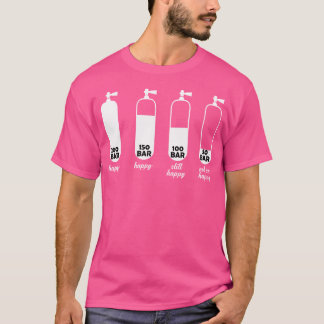 Camiseta Mergulho de mergulho de Budy Presente no Oceano Lo