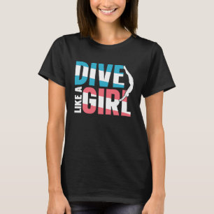 Camiseta Mergulho de Mergulho em trampolim mergulhe como um