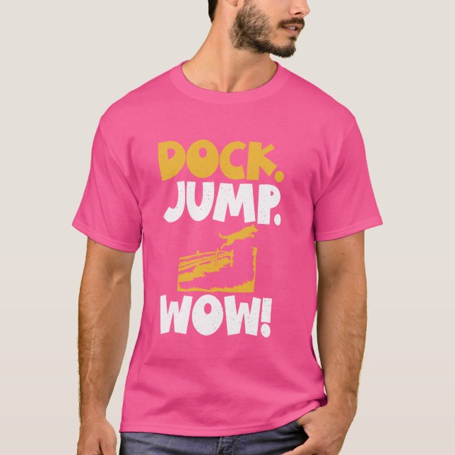 Camiseta Mergulho de Poço de Choque Uau (Frente)