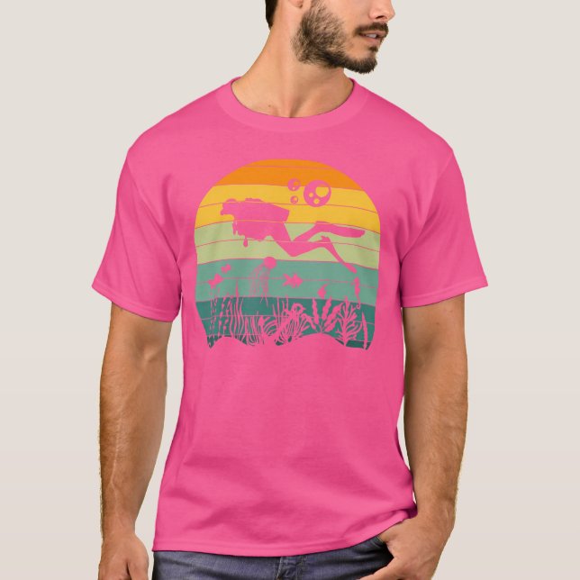 Camiseta Mergulho de Scoba Submarino (Frente)