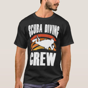 Camiseta Mergulho de Scuba Diversão de Tripulação Scuba Div