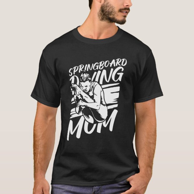 Camiseta Mergulho de Springboard da Platform Diver (Frente)