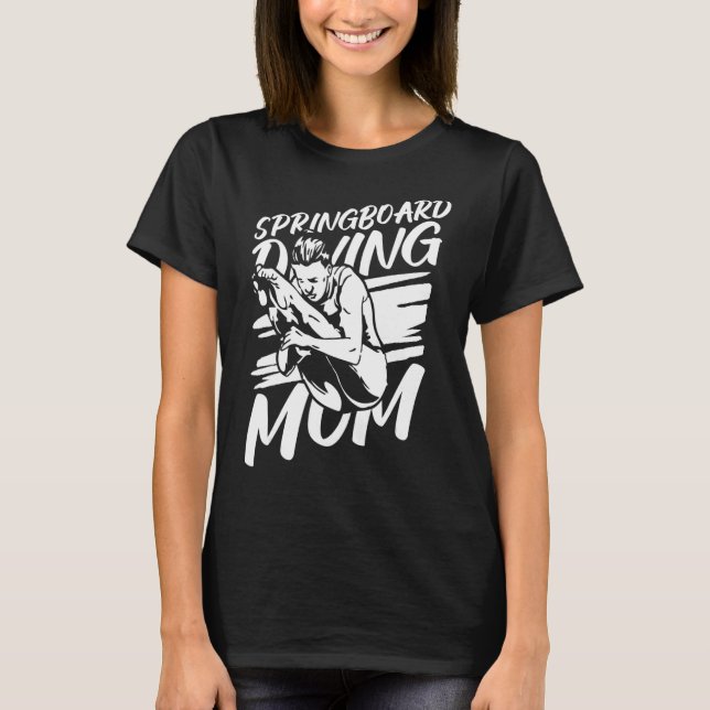 Camiseta Mergulho de Springboard da Platform Diver (Frente)