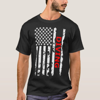 Camiseta Mergulho de Springboard Divers Usa