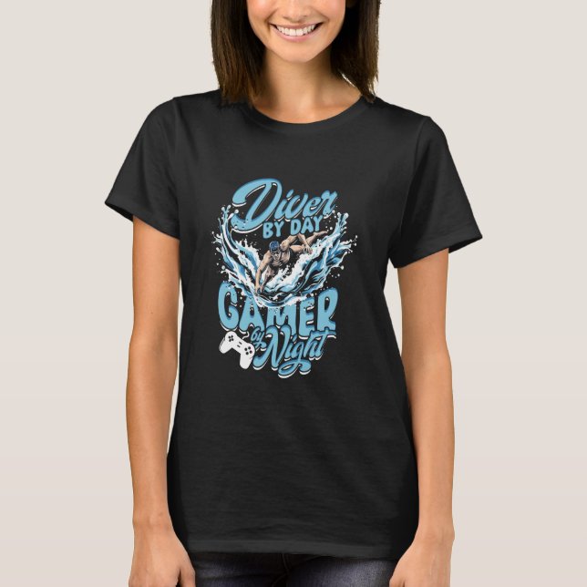 Camiseta Mergulho de Trampolim Apneia (Frente)