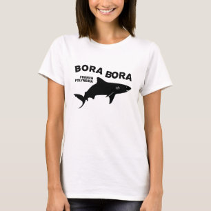 Camiseta Mergulho De Tubarão Em Bora Bora