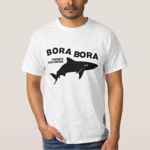 Camiseta Mergulho De Tubarão Em Bora Bora