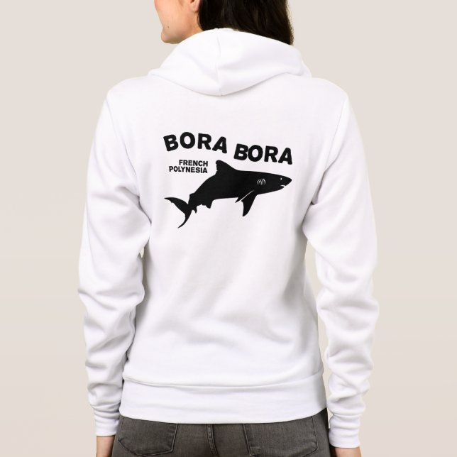 Camiseta Mergulho De Tubarão Em Bora Bora (Verso)