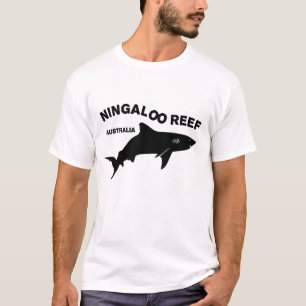 Camiseta Mergulho de Tubarão na Austrália, Recife de Ningal