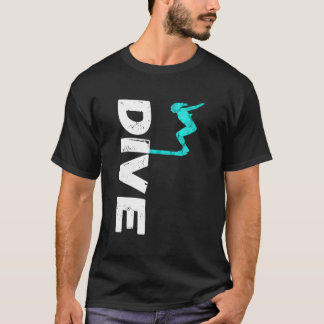 Camiseta Mergulho Dive Springboard Diving Conselho Platform
