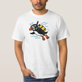 Camiseta Mergulho do Papagaio-do-mar do Atlântico