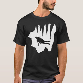Camiseta Mergulho em Caverna Mergulho em Caverna Espeleolog
