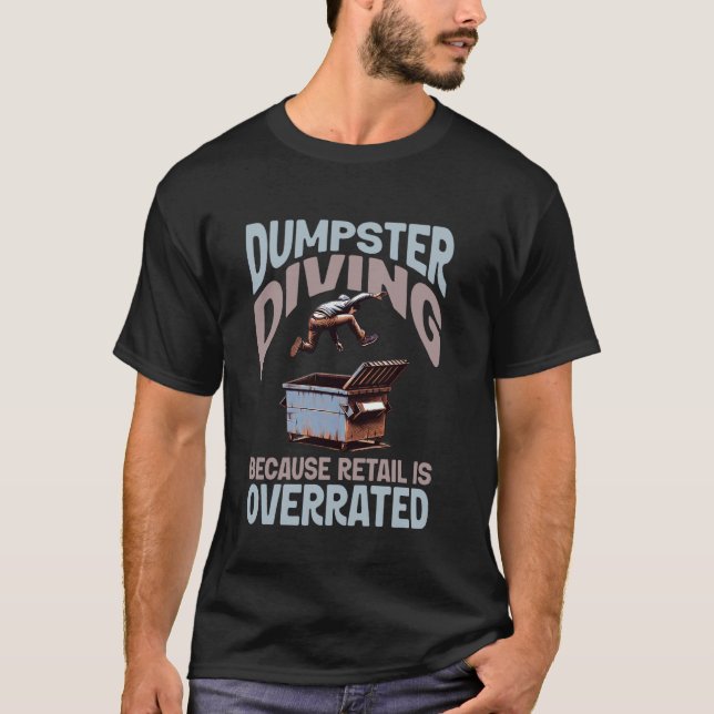 Camiseta Mergulho em Lixeira (Frente)
