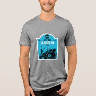 Camiseta Mergulho em Naufrágios Caribe