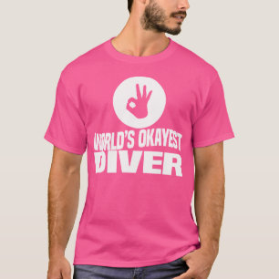 Camiseta Mergulho Engraçado No Mergulhador De Diver Mais Ok