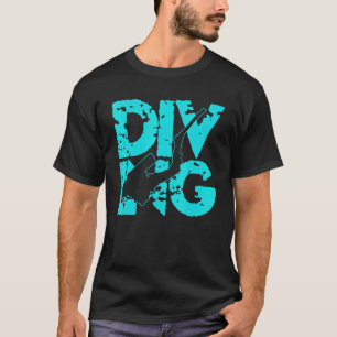 Camiseta Mergulho Esportes Aquáticos Mergulhador Oceano Mar