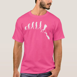 Camiseta Mergulho Evolução Scuba Mergulho Mergulhando Mergu