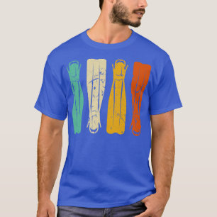 Camiseta Mergulho Fins Retro Scuba Merging Diver Vi