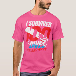 Camiseta Mergulho Funny Scuba No Bandeja 100º Mergulhador P