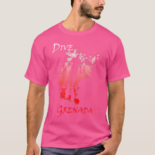 Camiseta Mergulho Grenada Índias Ocidentais Férias de Mergu