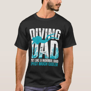 Camiseta Mergulho legal De Scuba Para Pais Do Oceano Scuba