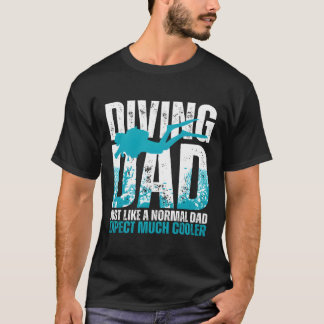 Camiseta Mergulho legal De Scuba Para Pais Do Oceano Scuba