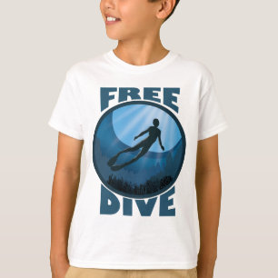 Camiseta Mergulho Livre - O Oceano Está Chamando De Freediv