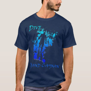 Camiseta Mergulho nas Férias do Grande Cayman West Indies