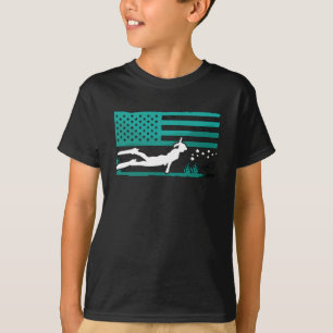 Camiseta Mergulho no Bandeira Americano, Mergulhando em Apn