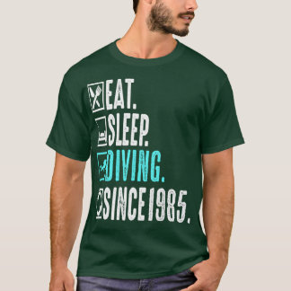 Camiseta Mergulho no Sono De Mergulho Desde 1985