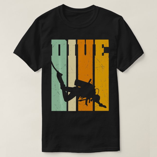 Camiseta Mergulho Scuba Diver 2 (Frente do Design)