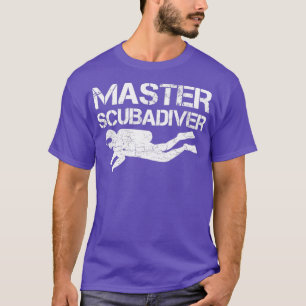 Camiseta Mergulho Scuba Diver Diver Mestre Scuba Diver Subm