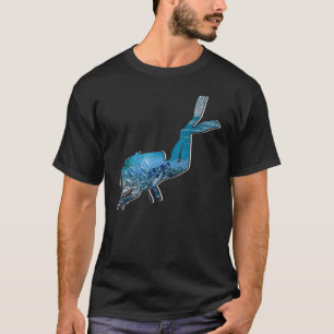 Camiseta Mergulho Scuba Diver Retro Vintage Scuba