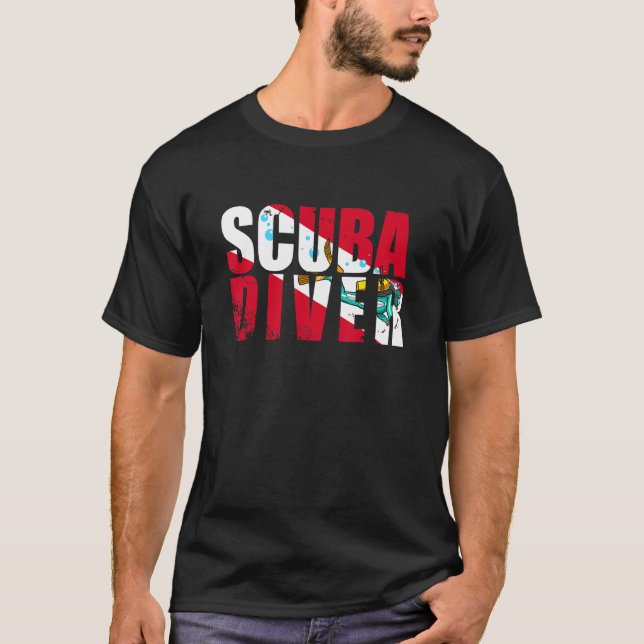 Camiseta Mergulho Scuba Diver Scuba Dive Scuba (Frente)