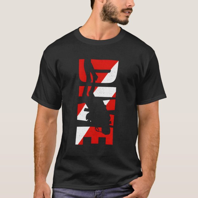 Camiseta Mergulho Scuba Merging Scuba (Frente)