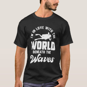 Camiseta Mergulho Scuba Mergulho Oceano de Água Aberta Merg